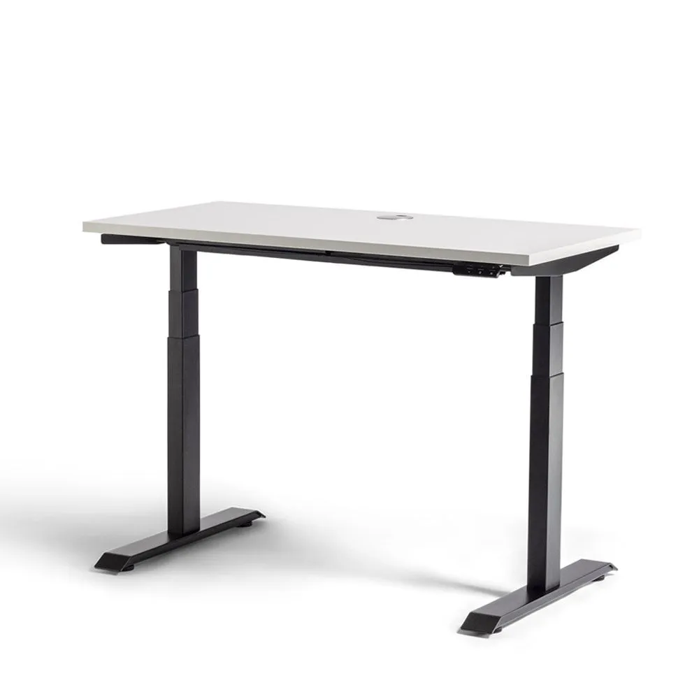Rise 1200mm x 600mm Electric Height Adjustable Desk – Black / White