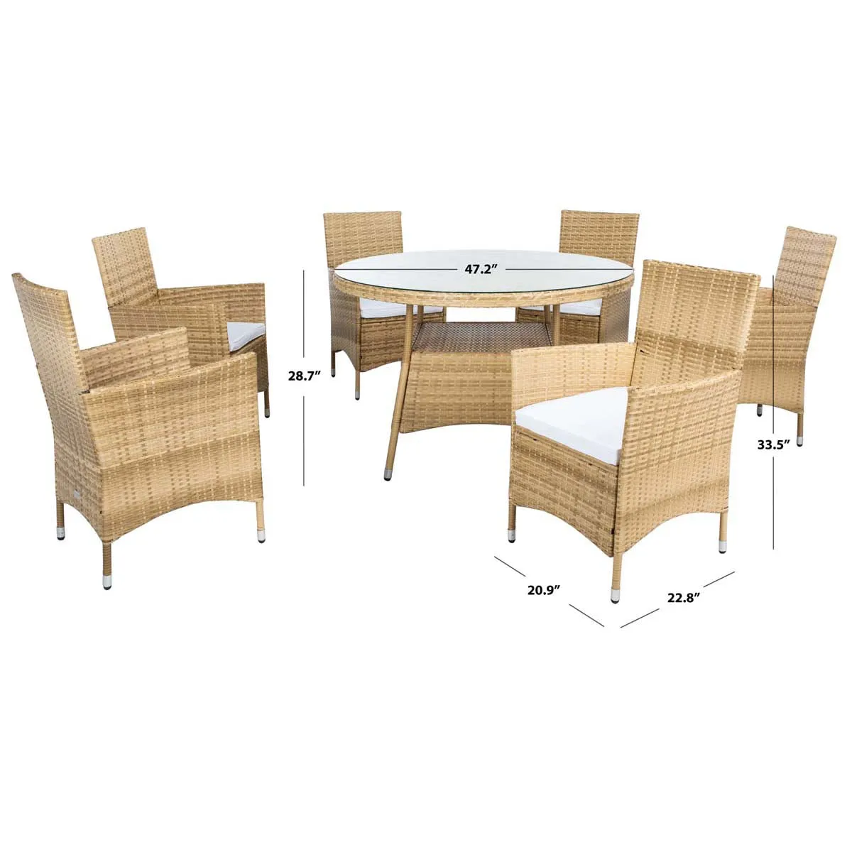 Safavieh Challe Dining Set , PAT7702
