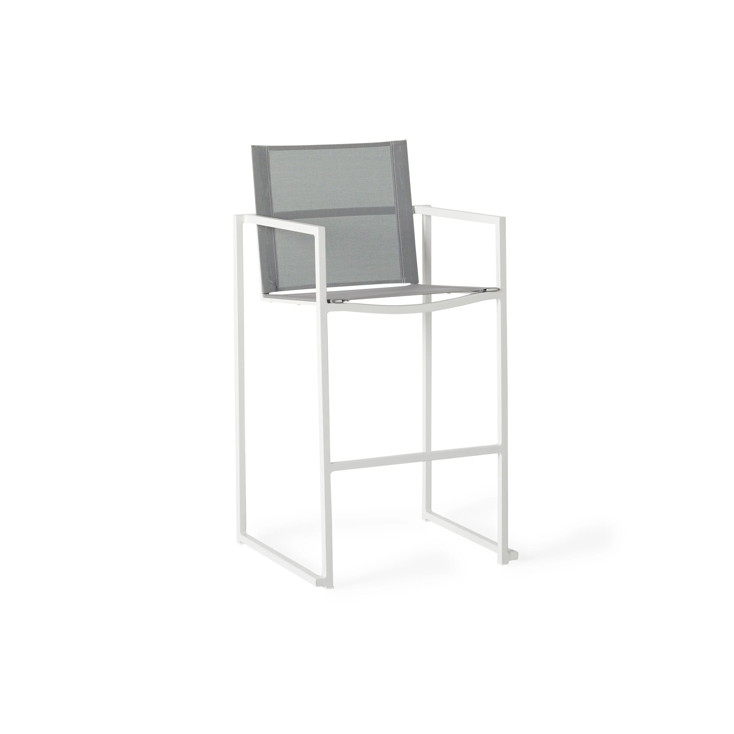 Santa Monica Bar Chair in White