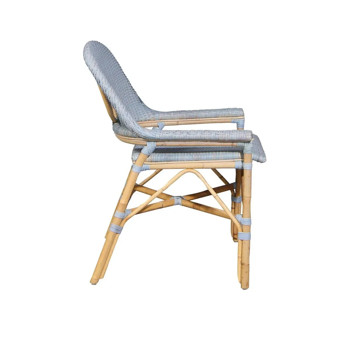 Set of Two Newport Coastal Blue Chairs