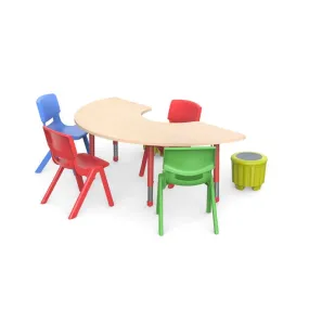 Small Adjustable Horseshoe Table