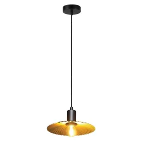 Small Golden Shell Pendant Light