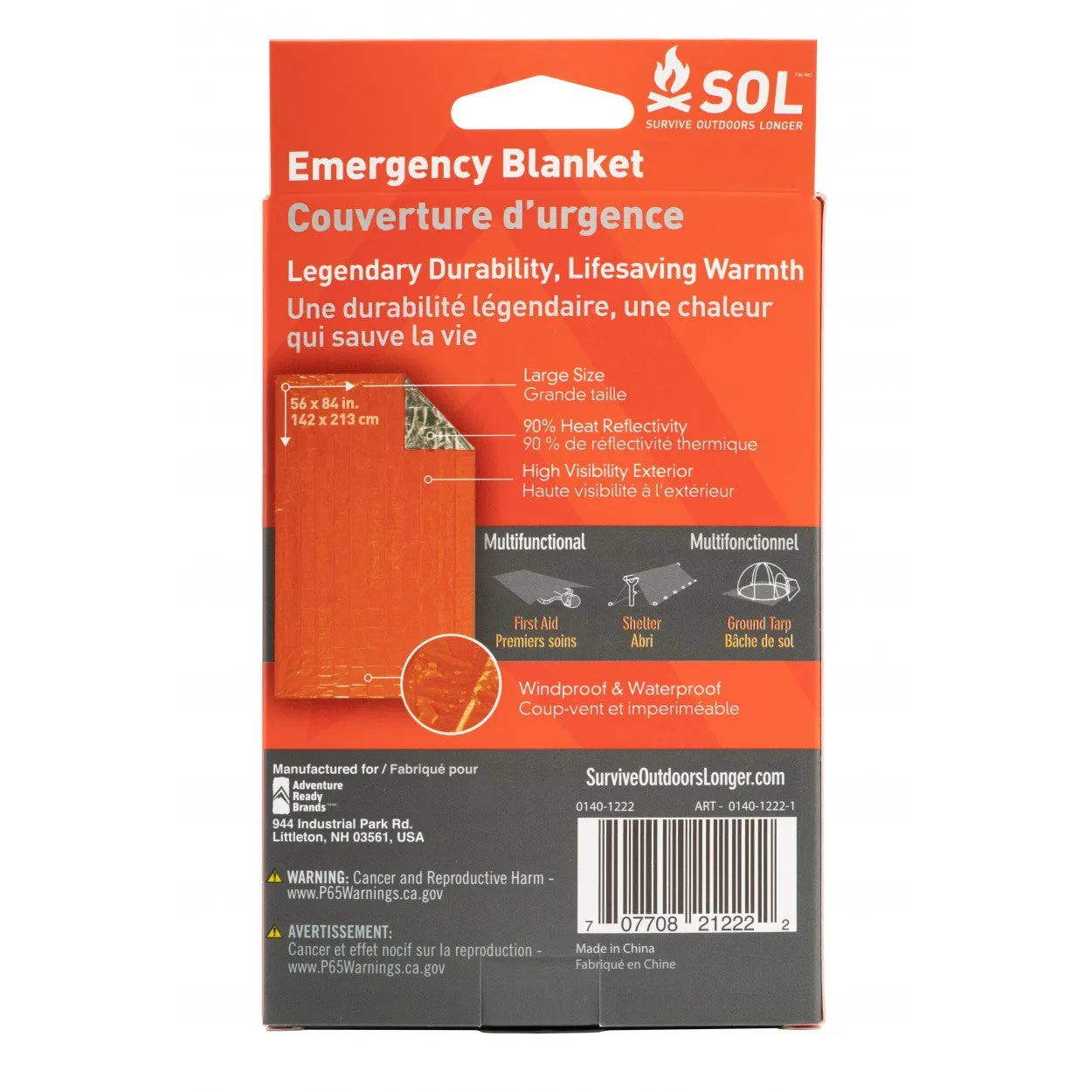 SOL Emergency Blanket