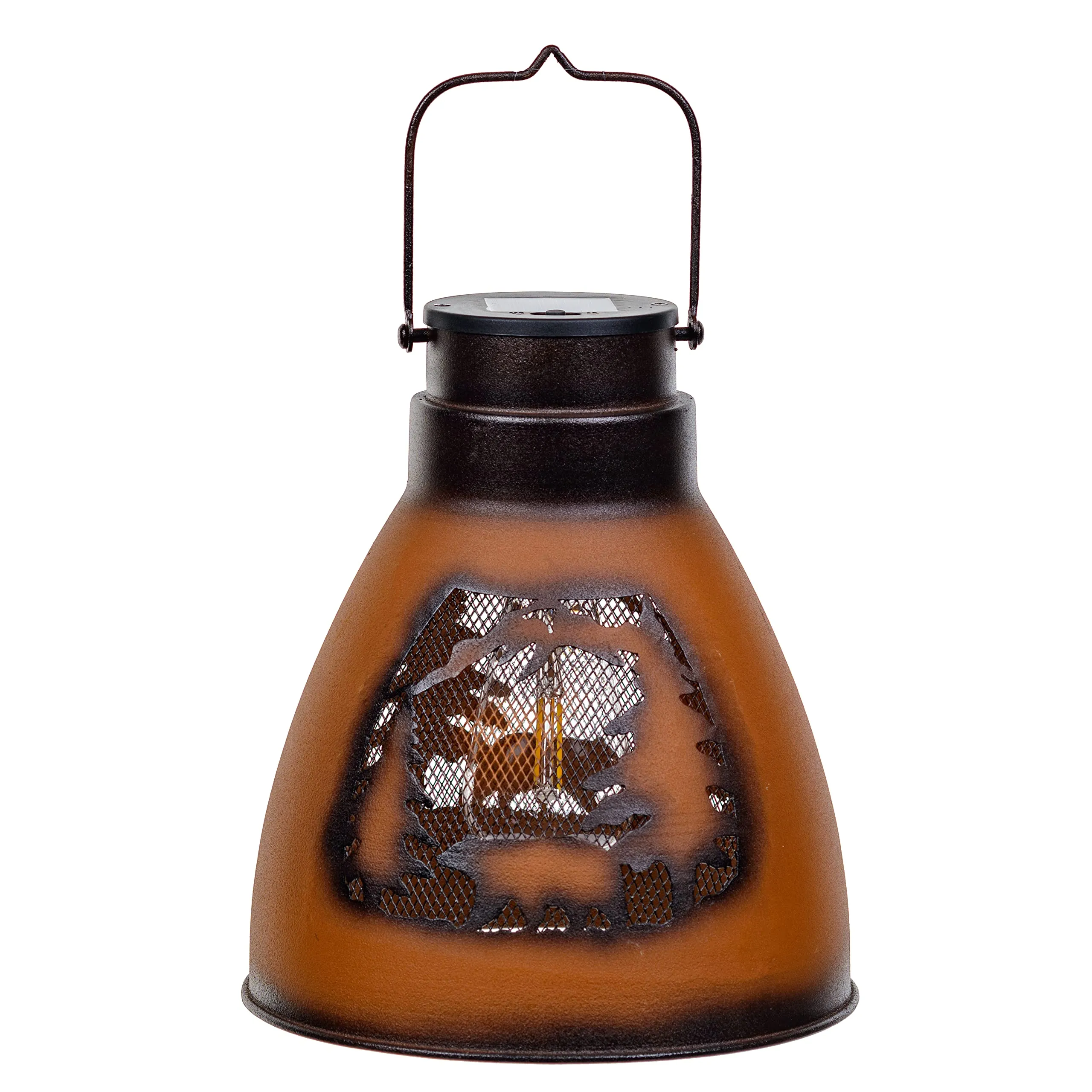 SOLAR HANGING BEAR LANTERN