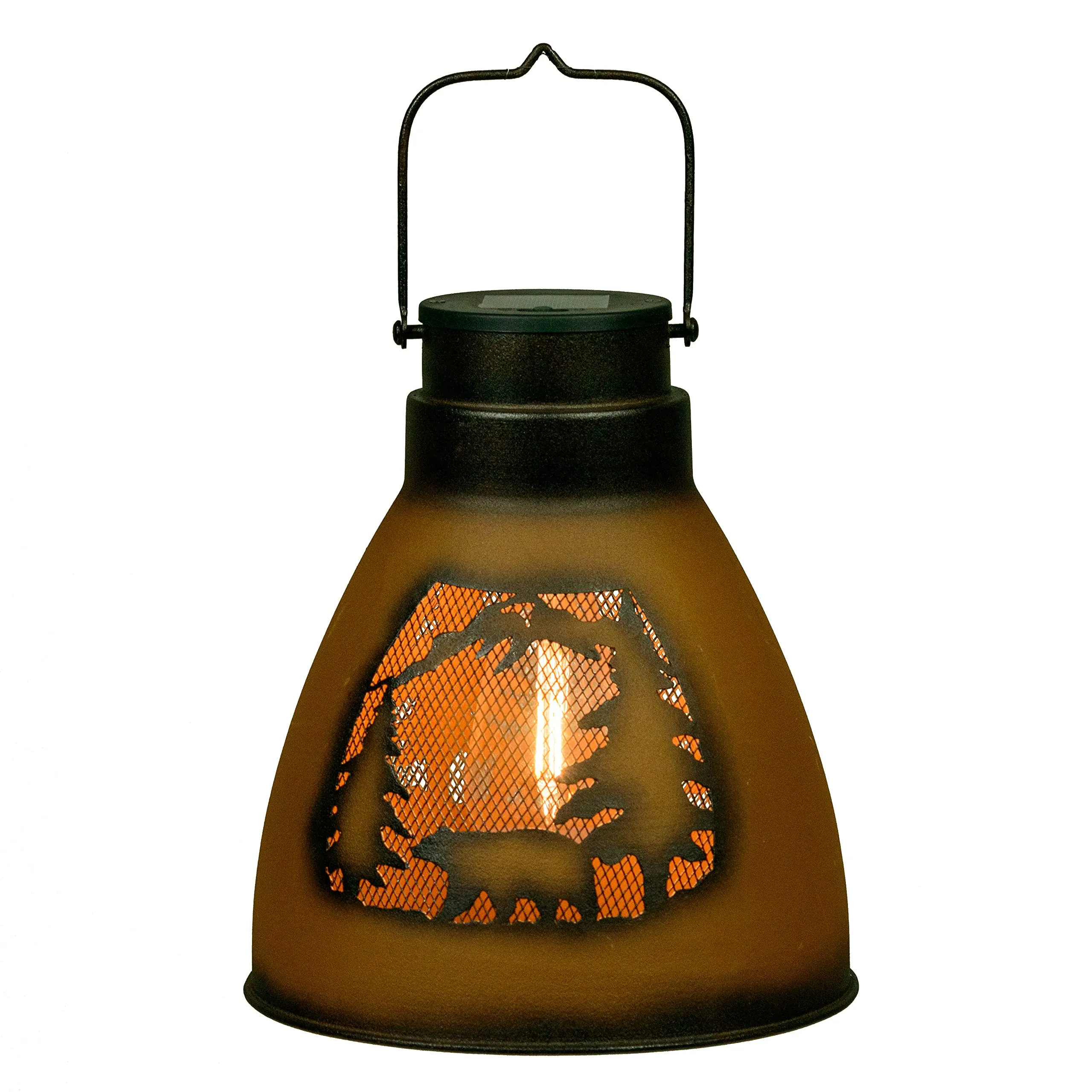 SOLAR HANGING BEAR LANTERN