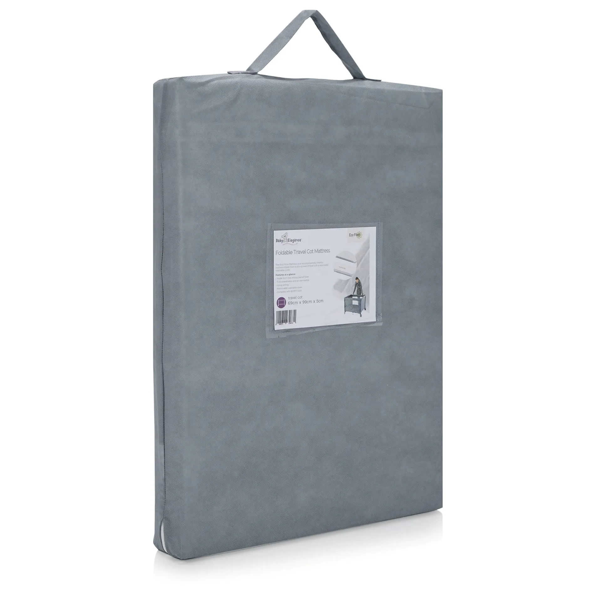 Travel Cot Mattress - Eco Fibre - Foldable