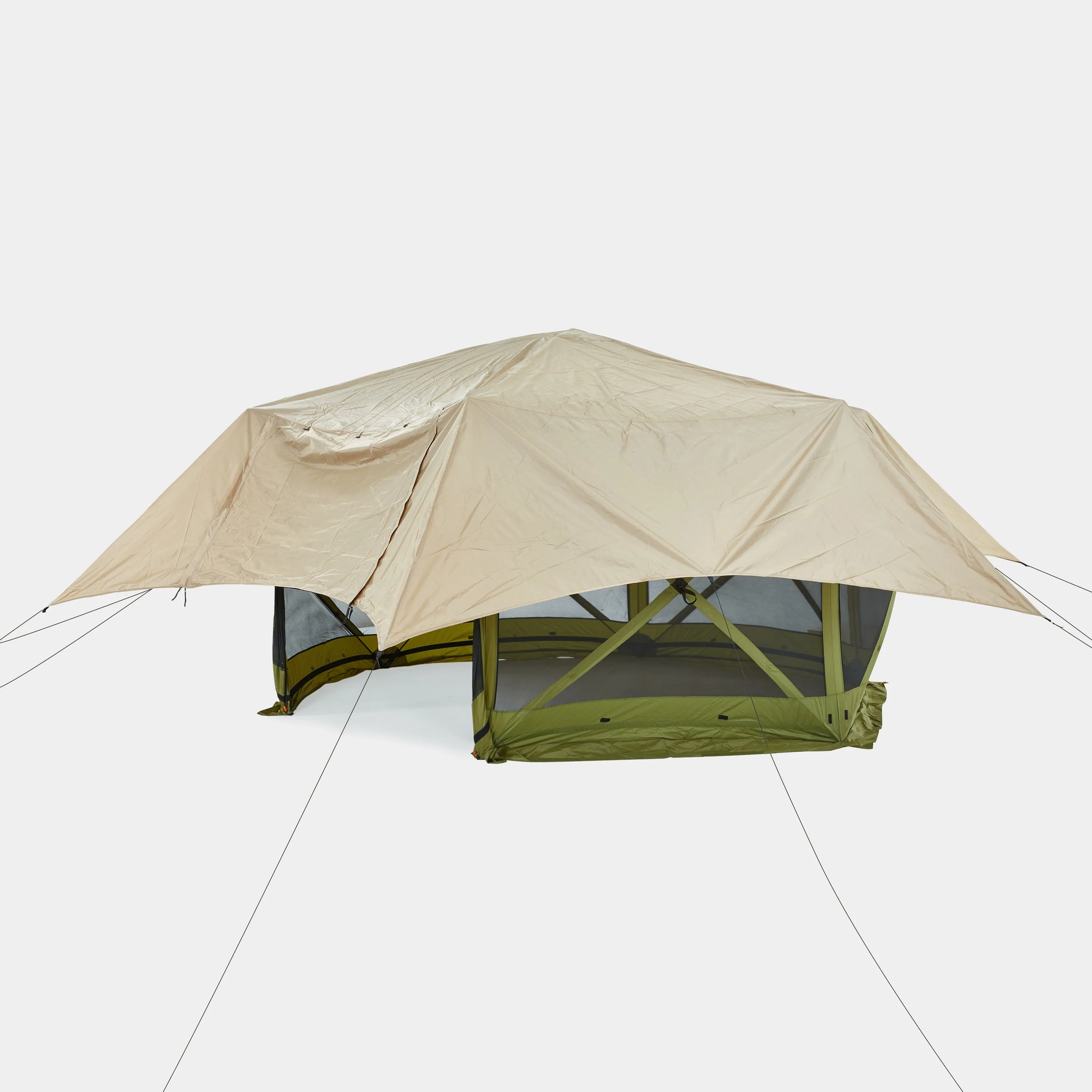 Waterproof Gazebo Rain Tarp for 6-Sided Pop-up Tents with 6ft Panels