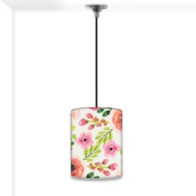 Wonderful Ceiling Hanging Pendant Lamp - Watercolor Flowers