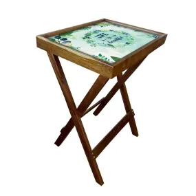 Wooden Patio Table Serving Side Tables for Living Room - Life is Beautiful
